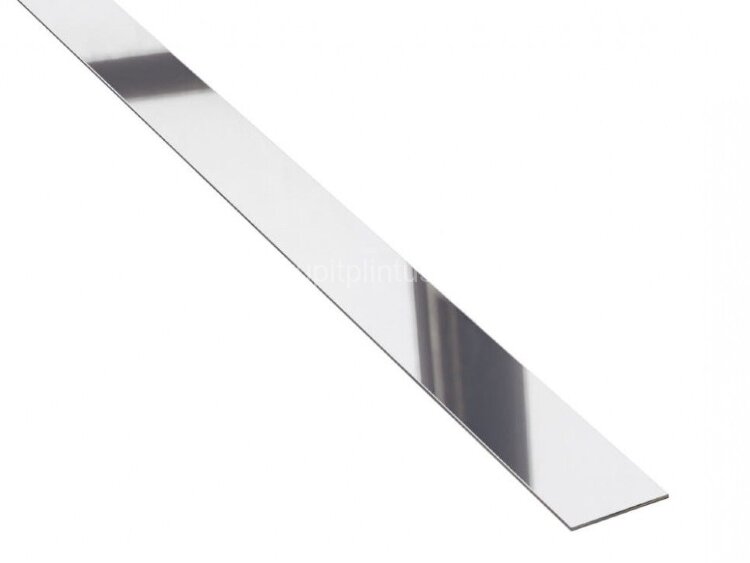 Заказать Стальная полоса 15 мм SP117-15 SG серебро глянец 2,7м Заказать Стальная полоса 15 мм SP117-15 SG серебро глянец 2,7м