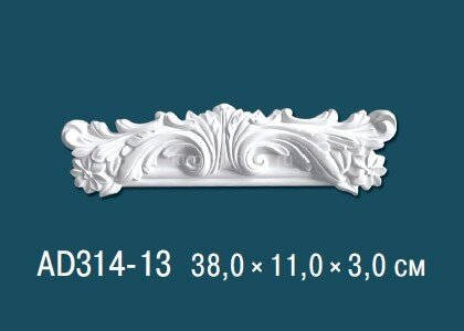 Заказать Угловой элемент с орнаментом Перфект AD314-13 380х110 мм 