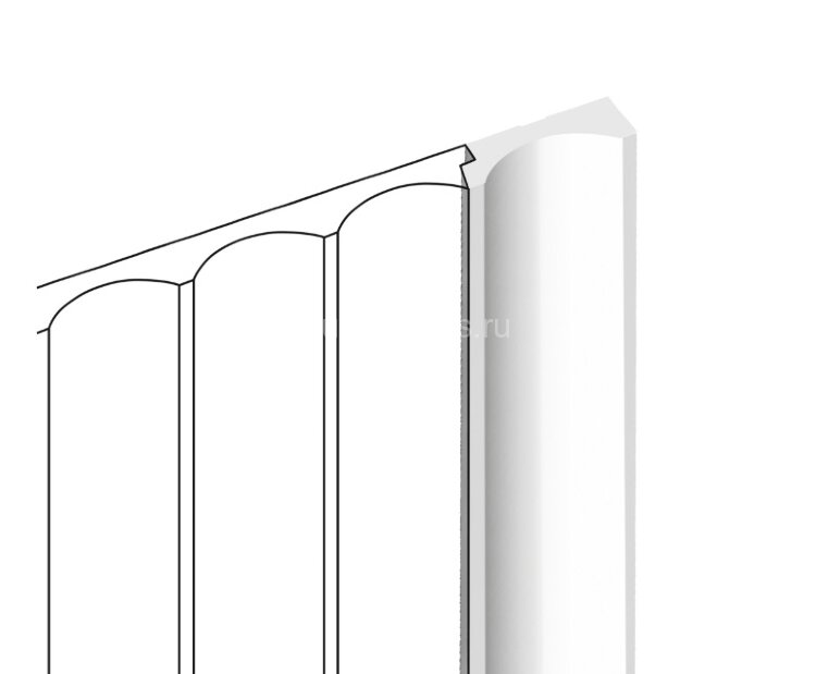 Заказать Финишный молдинг 12х34 мм HiWood LF139B NP белый 2,7 м Заказать Финишный молдинг 12х34 мм HiWood LF139B NP белый 2,7 м