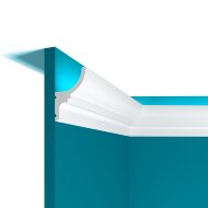 Потолочный плинтус 46х68 мм Перфект Плюс P96 белый 2 м Потолочный плинтус 46х68 мм Перфект Плюс P96 белый 2 м