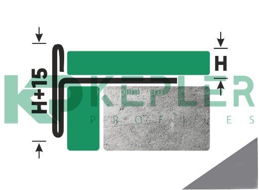 Заказать Стальной Т-образный профиль торцевой закладной 8 мм FFT 8 P полированная сталь 2,7 м Заказать Стальной Т-образный профиль торцевой закладной 8 мм FFT 8 P полированная сталь 2,7 м