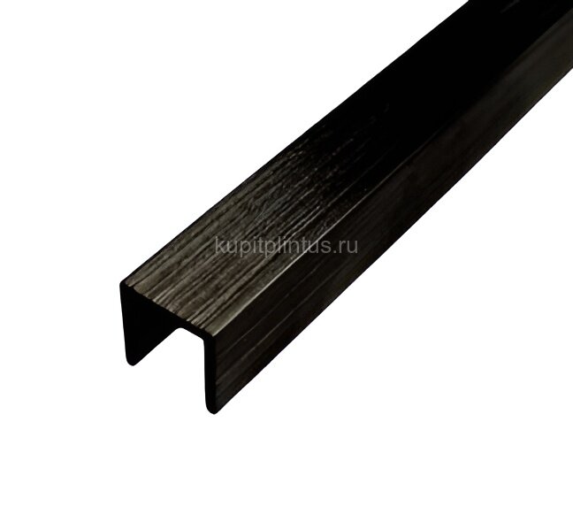 Заказать Латунный П-профиль 10х10 мм ЛП-10х10-чм черный матовый 2.7 м 