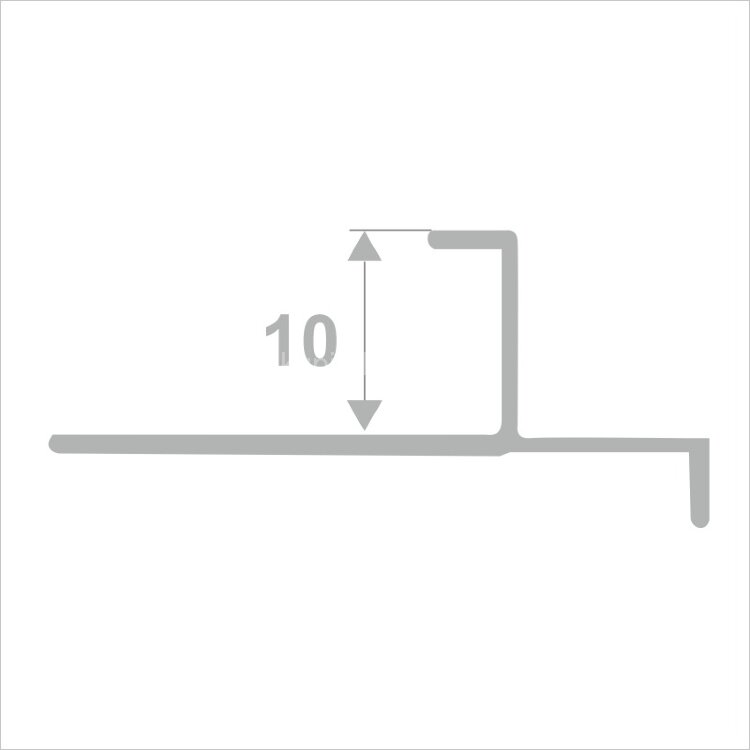 Заказать Алюминиевый фигурный профиль для углов ступеней 10 мм ПО-204-28 черный матовый 2.7 м Заказать Алюминиевый фигурный профиль для углов ступеней 10 мм ПО-204-28 черный матовый 2.7 м