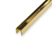 Латунный П-профиль 10х10х10 мм полированный PU10 3м Латунный П-профиль 10х10х10 мм полированный PU10 3м