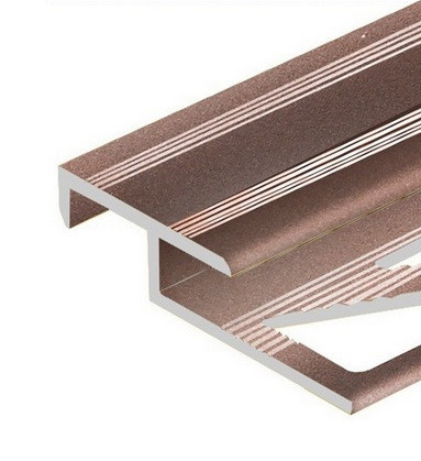 Заказать Алюминиевый профиль лестничный 20х10 мм PV51-14 розовый матовый 2,7 м 