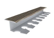 Т-профиль алюминиевый гибкий закладной 16 мм MP30 20-Дуб мореный 2,7 м Т-профиль алюминиевый гибкий закладной 16 мм MP30 20-Дуб мореный 2,7 м