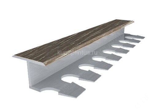 Заказать Т-профиль алюминиевый гибкий закладной 16 мм MP30 20-Дуб мореный 2,7 м Заказать Т-профиль алюминиевый гибкий закладной 16 мм MP30 20-Дуб мореный 2,7 м