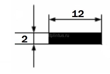 Заказать Полоса из анодированного алюминия 2х12 мм Серебро 3 м Заказать Полоса из анодированного алюминия 2х12 мм Серебро 3 м