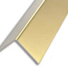 Алюминиевый угол защитный 10х10 мм Евротрим 0322 Золото 3 м