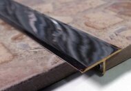 Профиль Т-образный 13 мм ЛПТ-13 латунный хром полированный 2,7 м