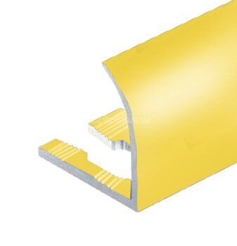 Заказать Профиль для плитки внешний гибкий С-образный алюминий 12 мм PV27-05 золото блестящее 2,7 м Заказать Профиль для плитки внешний гибкий С-образный алюминий 12 мм PV27-05 золото блестящее 2,7 м