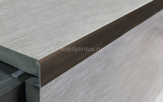 Заказать Алюминиевый профиль L-образный 8 мм PV01-06 Бронза матовая 2,7 м 