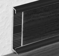 Алюминиевый плинтус 60 мм для ковролина ПО-194 черный матовый 2,7 м Алюминиевый плинтус 60 мм для ковролина ПО-194 черный матовый 2,7 м