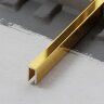 Стальной П-профиль 5х10 FSUP05-GP золото полированное 2,7м