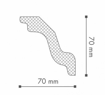 Заказать Потолочный плинтус (карниз) NMC LX-72 2 м Заказать Потолочный плинтус (карниз) NMC LX-72 2 м