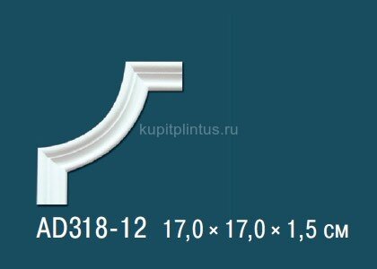 Заказать Угловой элемент с орнаментом Перфект AD318-12 170х170 мм 