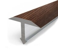 Профиль Т-образный из ламинированного алюминия Т-14 Л Дуб рустик 2,7 м Профиль Т-образный из ламинированного алюминия Т-14 Л Дуб рустик 2,7 м