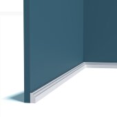 Молдинг Перфект Плюс P182 белый ударопрочный полимер 30х16х2000 мм