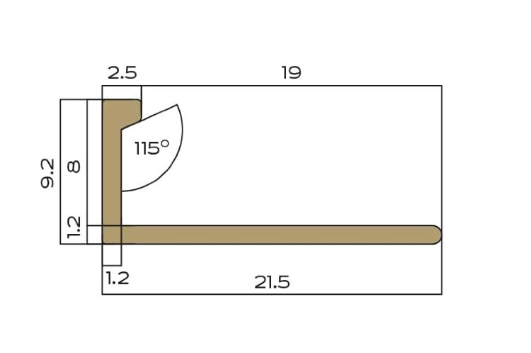 Заказать Профиль L-образный латунный 8 мм NEEXY PVL01-05 ANTCL антик медь светлая 2.7м Заказать Профиль L-образный латунный 8 мм NEEXY PVL01-05 ANTCL антик медь светлая 2.7м