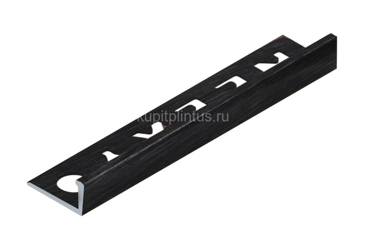 Заказать Профиль L-образный алюминиевый 10 мм NEEXY PV02-46 BBL-D черный блестящий браш 2.7 м 