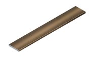 Полоса алюминиевая 15 мм NEEXY PV88-48 BBR-D темная бронза блестящая 2.7 м