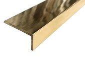 Латунный уголок 10х20 мм полированный разнополочный PA 20-10 3м