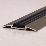 Порог одноуровневый с резиновой вставкой ПО-42 бронза матовая 2,7 м