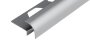 Профиль алюминиевый под плитку фигурный ПО-8х8 Серебро матовое 2,7 м
