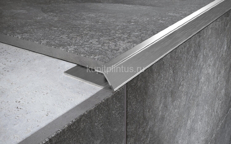 Заказать Наружний профиль для плитки нержавеющая сталь 8 мм FPG 8 S сатинированная сталь 2,7 м Заказать Наружний профиль для плитки нержавеющая сталь 8 мм FPG 8 S сатинированная сталь 2,7 м