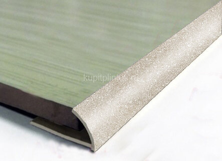 Заказать Алюминиевый профиль С-образный 10 мм ПО-10 Светло-серый муар 2,7 м 