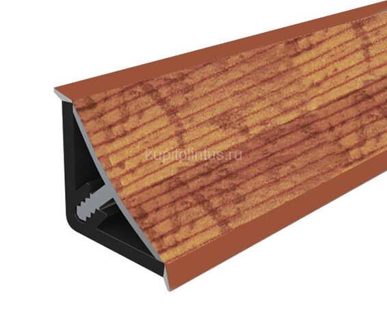 Заказать Плинтус для столешницы 14х14 Cezar Mini вогнутый 027 Вишня старая 3 м Заказать Плинтус для столешницы 14х14 Cezar Mini вогнутый 027 Вишня старая 3 м