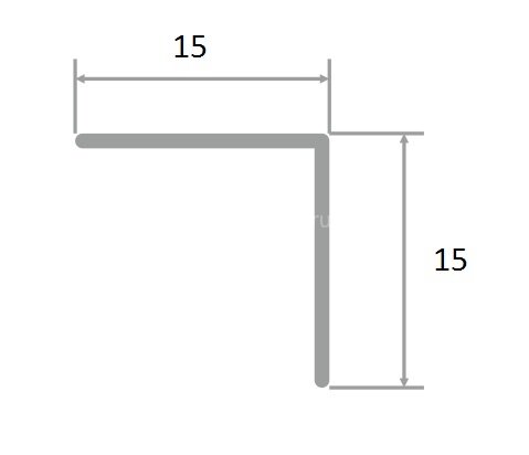 Заказать Угол защитный 15х15 мм прямой алюминий PV73-05 Золото блестящее 2,7 м Заказать Угол защитный 15х15 мм прямой алюминий PV73-05 Золото блестящее 2,7 м
