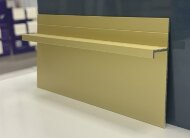 Алюминиевый теневой плинтус Евротрим 5957.00 золото анодированный 2 м Алюминиевый теневой плинтус Евротрим 5957.00 золото анодированный 2 м