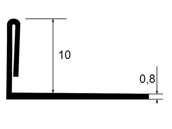 Заказать Стальной L-профиль 10 мм ПЛ-10 полированный 3 м 