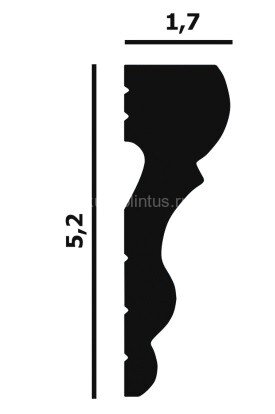 Заказать Молдинг Перфект Плюс P58 52х26 мм 2 м Заказать Молдинг Перфект Плюс P58 52х26 мм 2 м