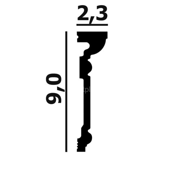 Заказать Молдинг 23х90 мм Перфект Плюс P98 белый 2 м Заказать Молдинг 23х90 мм Перфект Плюс P98 белый 2 м