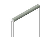 Молдинг 15х15 мм HiWood D15V2 GN69 цвет под дерево из фитополимера 2.7м