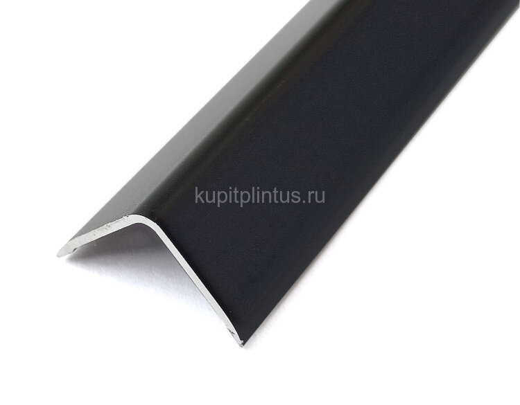 Заказать Алюминиевый уголок равнополочный 16х16 мм ПН-16х16-28 черный матовый 2.7 м Заказать Алюминиевый уголок равнополочный 16х16 мм ПН-16х16-28 черный матовый 2.7 м