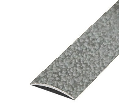 Заказать Порог из алюминия покрытый порошковой эмалью А39 КР Серый мрамор 2,7 м 