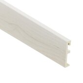 Напольный плинтус 80 мм SALAG ALPHA Dacota Oak AP8161 гибридный ПВХ дуб дакота 2.4 м (80х16х2400 мм)