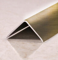 Уголок отделочный алюминиевый ПН-15х15 Бронза глянцевая браш 2,7 м Уголок отделочный алюминиевый ПН-15х15 Бронза глянцевая браш 2,7 м