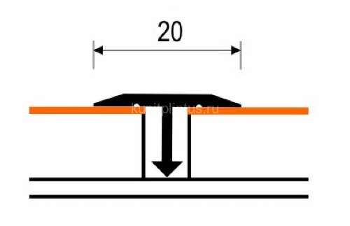Заказать Алюминиевый профиль Т-образный 20 мм Евротрим Серебро матовое 2,95 м Заказать Алюминиевый профиль Т-образный 20 мм Евротрим Серебро матовое 2,95 м