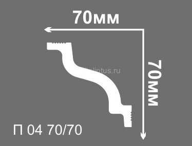Заказать Потолочный плинтус 70х70 мм Де-Багет XPS П 04 70/70 белый 2 м Заказать Потолочный плинтус 70х70 мм Де-Багет XPS П 04 70/70 белый 2 м