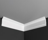 Угол внутренний к плинтусу Де-Багет П 08 30/50 (20*4) белый Угол внутренний к плинтусу Де-Багет П 08 30/50 (20*4) белый