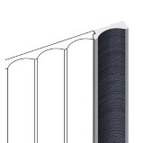 Финишный молдинг 12х34 мм HiWood LF139B BU20 под дерево 2,7 м