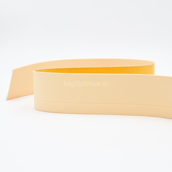 Заказать Гибкий плинтус напольный 65 мм ПГ65 бежевый самоклеющийся бухта 6м Заказать Гибкий плинтус напольный 65 мм ПГ65 бежевый самоклеющийся бухта 6м