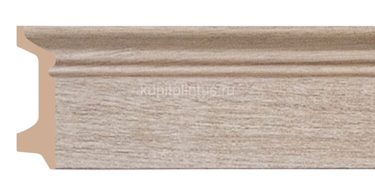 Заказать Напольный плинтус Decomaster D122-72 ШК/16 из полистирола 78х21х2400 мм 