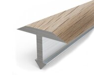 Декорированный Т-профиль из алюминия Т-14 КД Дуб беленый 2,7 м Декорированный Т-профиль из алюминия Т-14 КД Дуб беленый 2,7 м