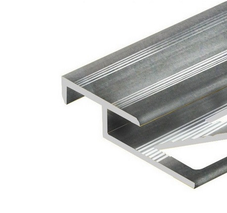 Заказать Алюминиевый профиль лестничный 20х10 мм PV51-01 полированный 2,7 м 