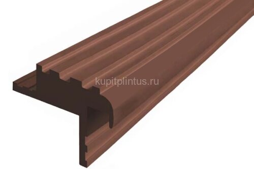 Заказать Профиль противоскользящий закладной "Безопасный Шаг" БШ-40 40х13 Коричневый Заказать Профиль противоскользящий закладной "Безопасный Шаг" БШ-40 40х13 Коричневый